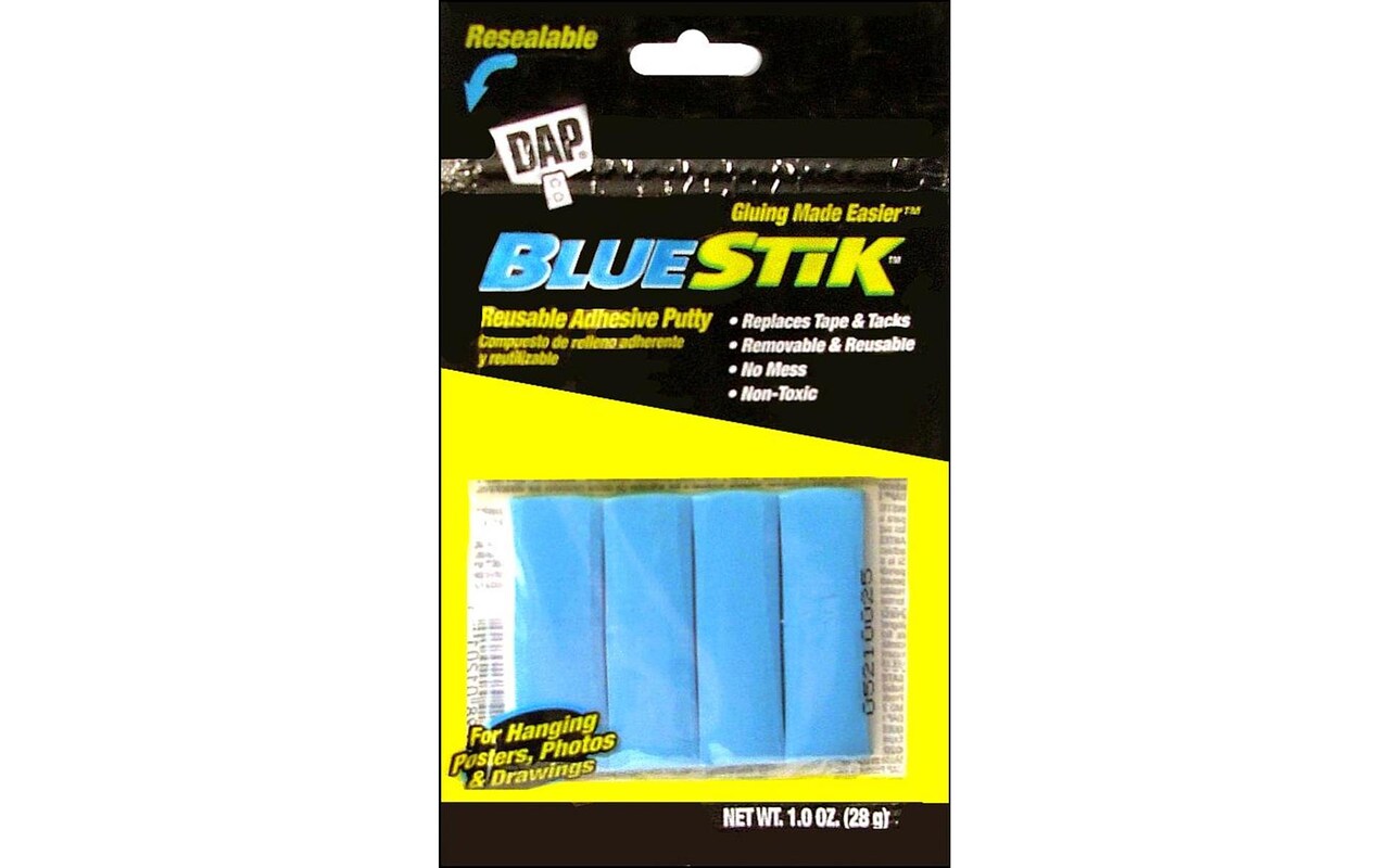 DAP BlueStik Reusable Adhesive Putty Pkg 1oz